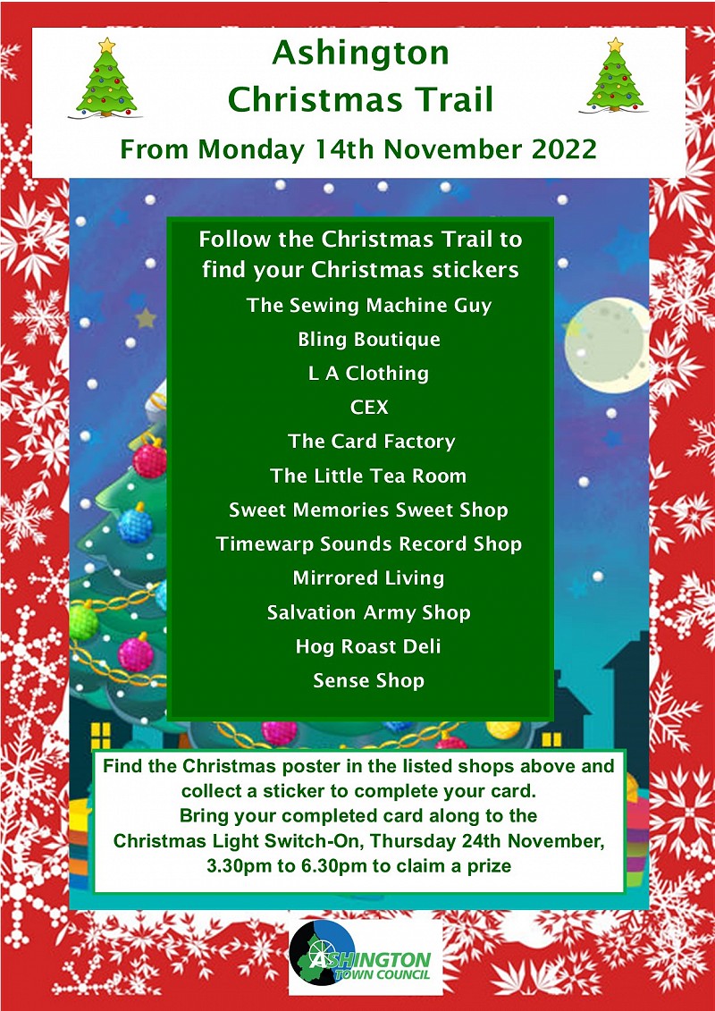 Ashington Town Council Ashington Christmas Light SwitchOn 2022