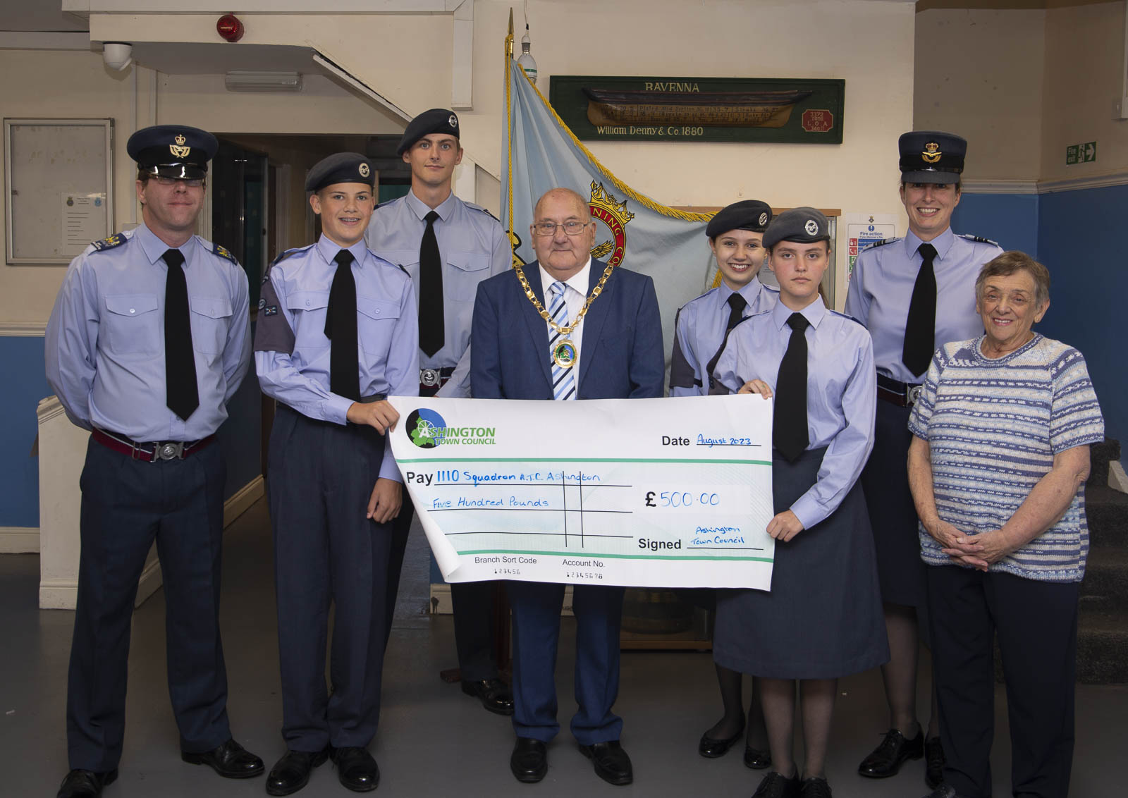 Civic Head Presents Ashington Groups Funding Awards