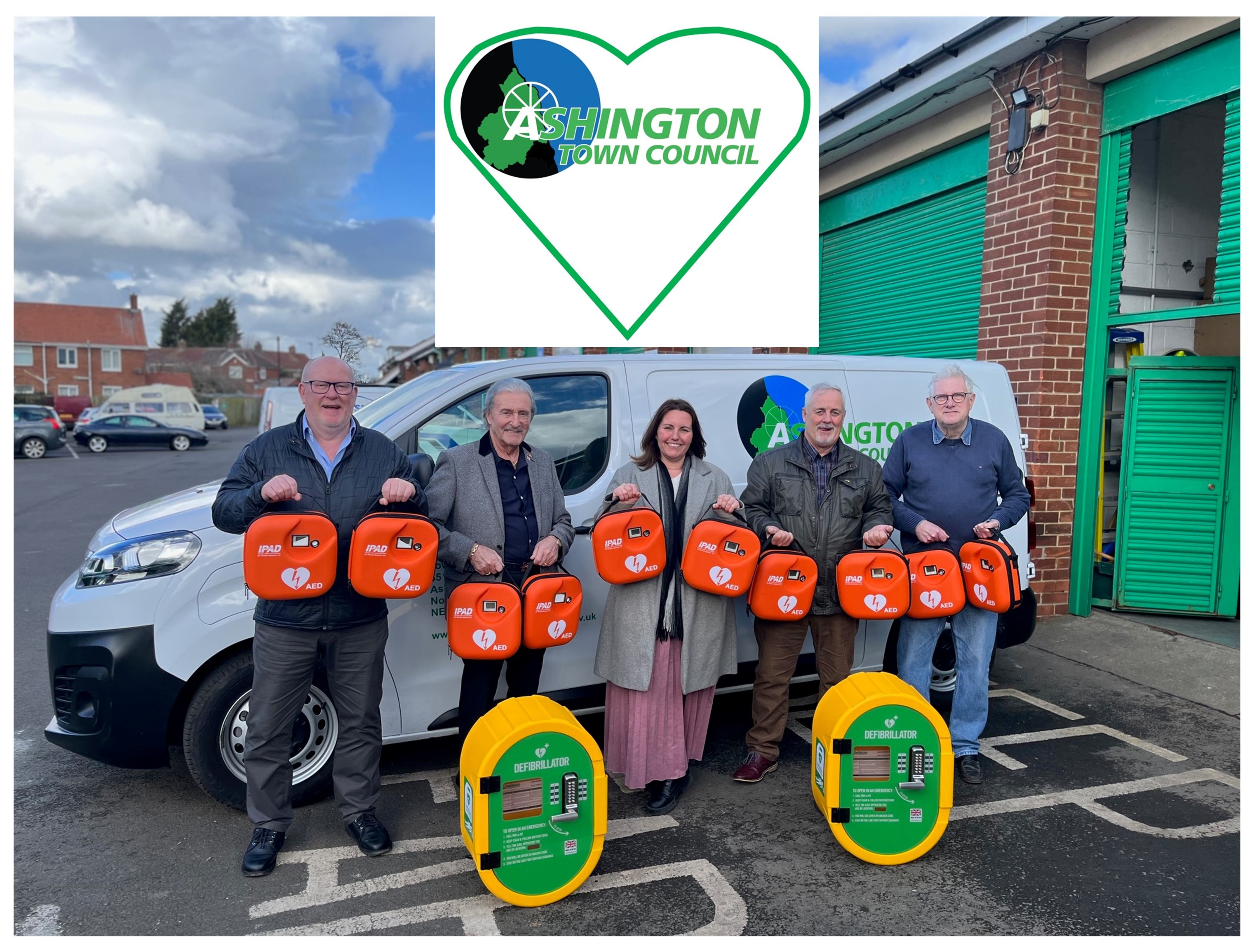 12 additional life-saving defibrillators are being installed in Ashington this week