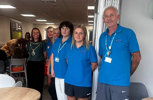 Civic Head drops in on Wansbeck Community Links