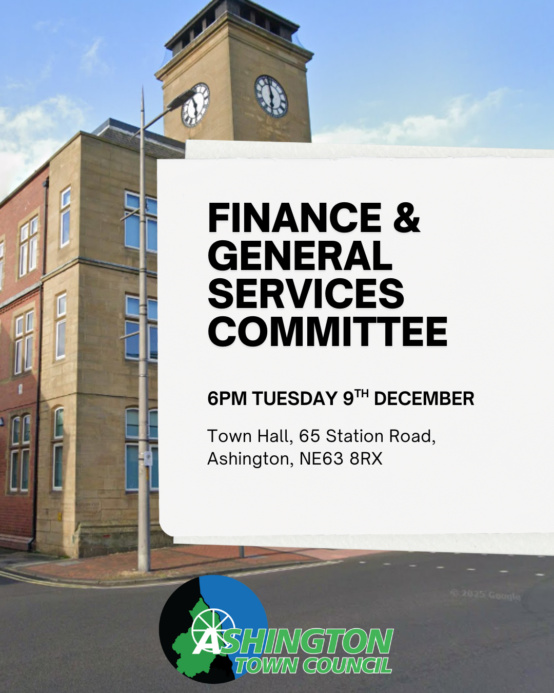 Finance & General Services Committee Meeting on 09/12/2025
