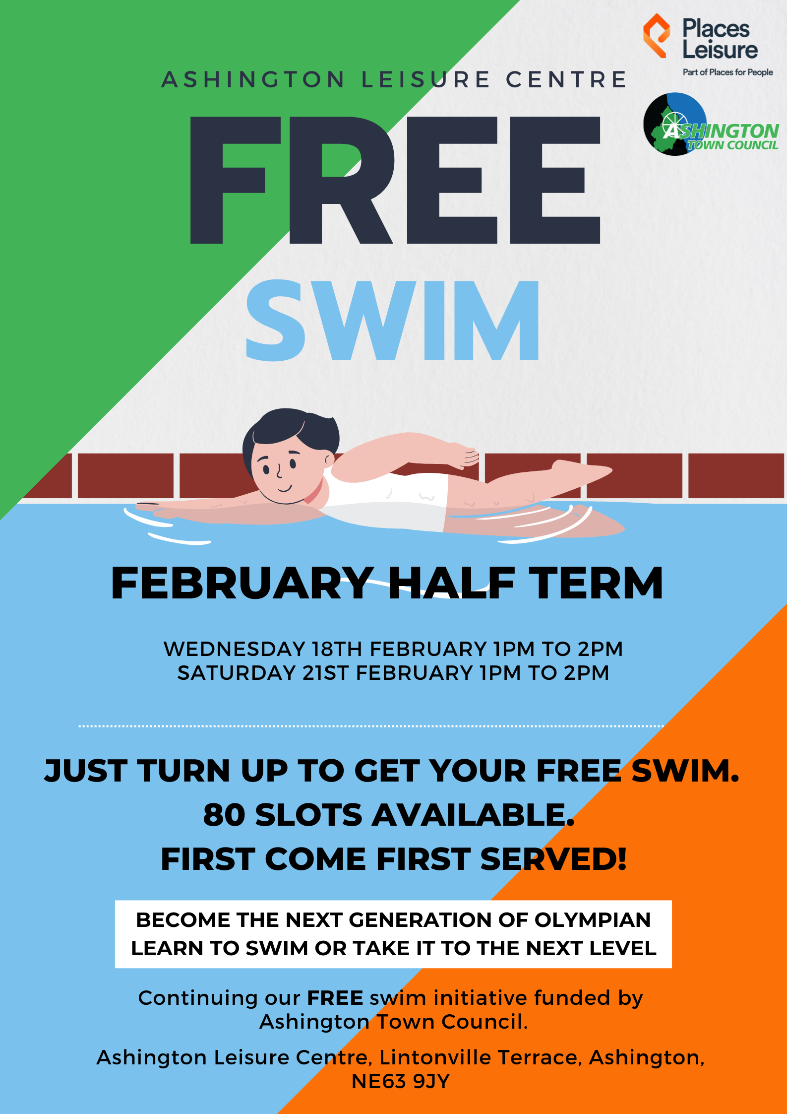 Free Swimming Sessions Return for February Half Term - Extended to Run Throughout 2026!