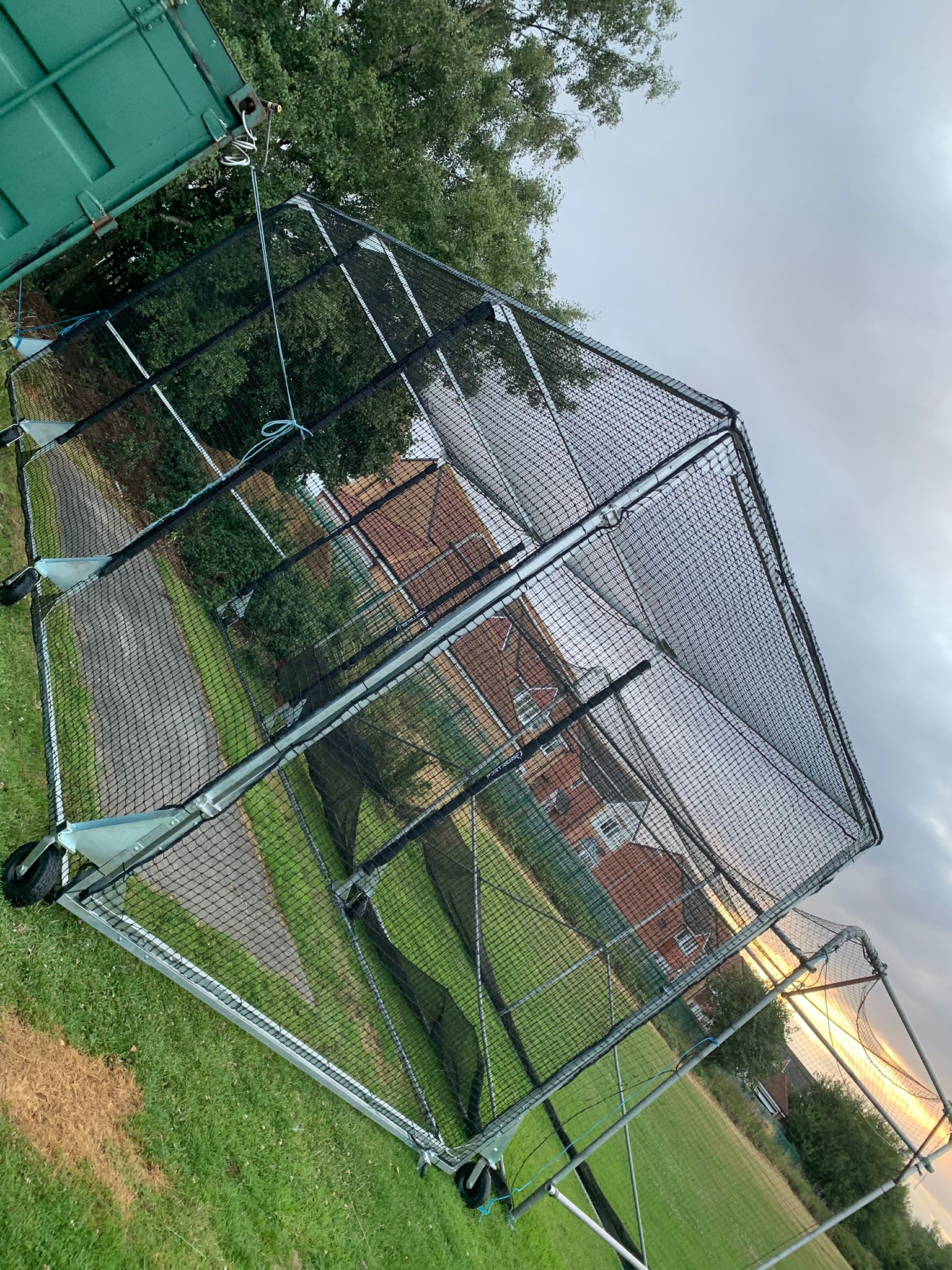 Ashington Rugby Cricket Club are bowled over by their new practice cage