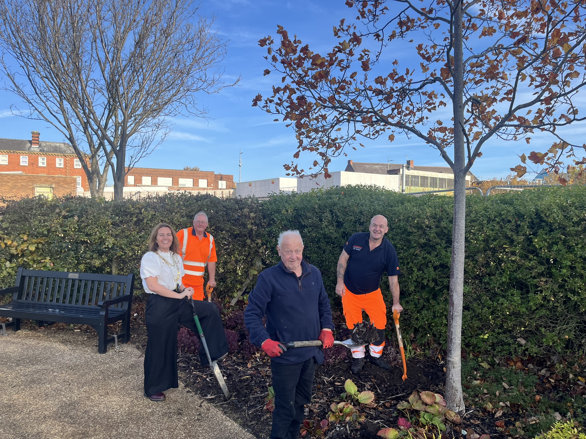 400 Tulips and a Lot of Love at Ashington Memorial Garden