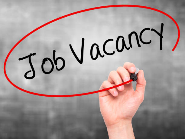 Job Vacancy written on board