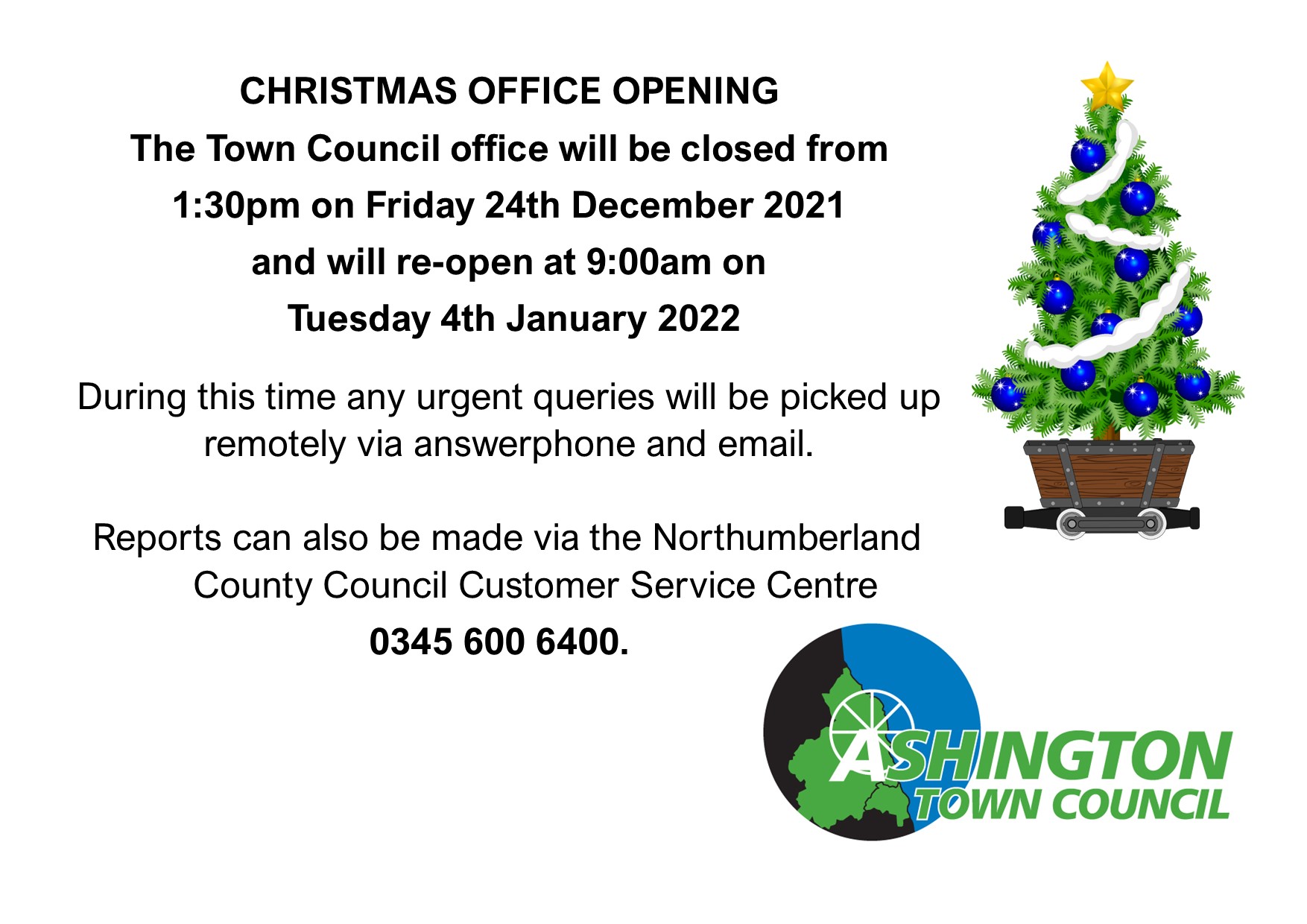 Christmas Office Opening