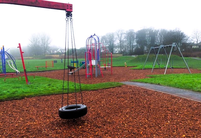 Paddock Wood Play Area Gets Fresh Bark Chippings Just In Time For Spring Holidays