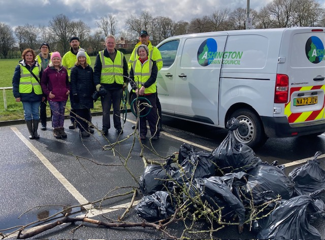 Ashington Community Unites for Successful Great British Spring Clean
