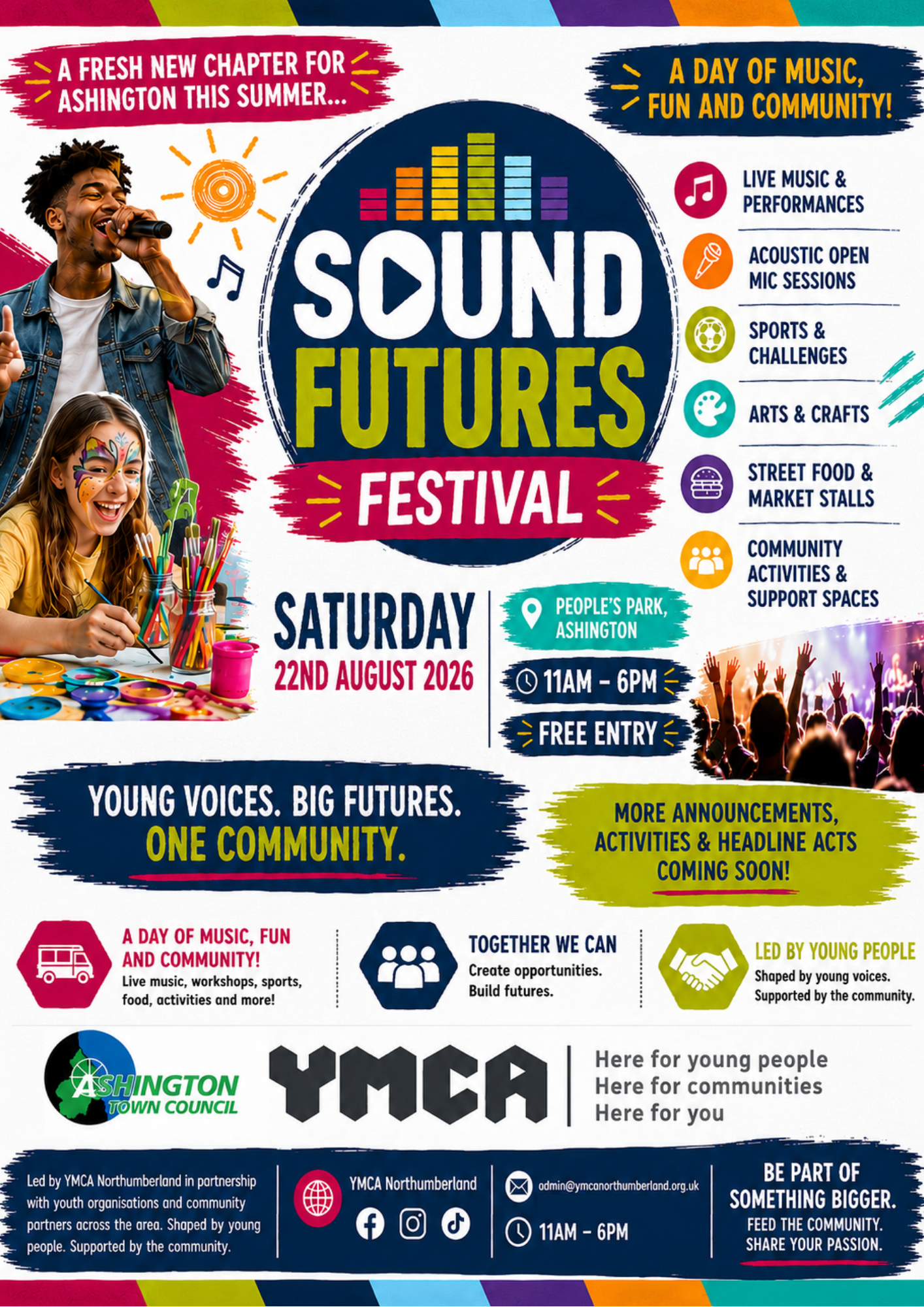 SOUND FUTURES FESTIVAL TO BRING A REIMAGINED FAIR DAY TO ASHINGTON THIS SUMMER