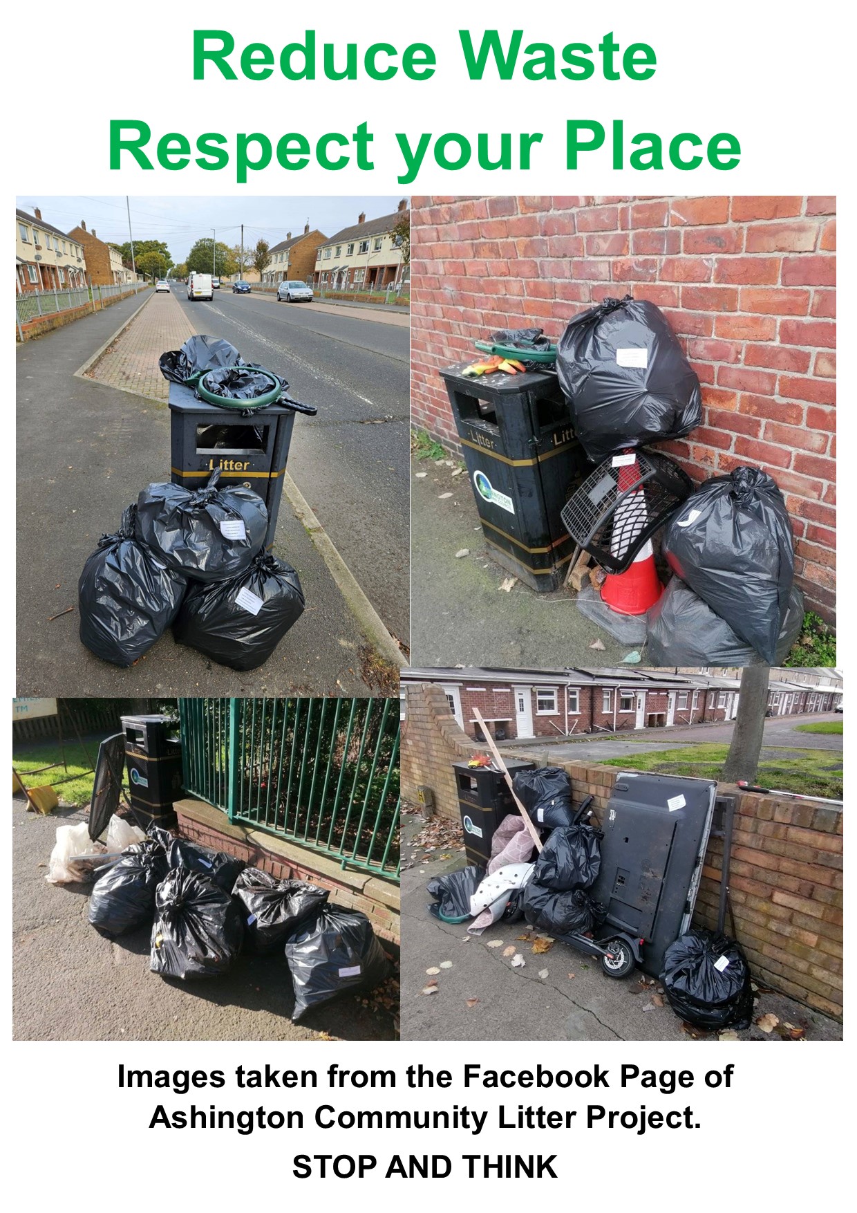 Ashington's Collaborative Approach Aims to Enhance the Town and Tackle the blight of Fly-Tipping and Litter