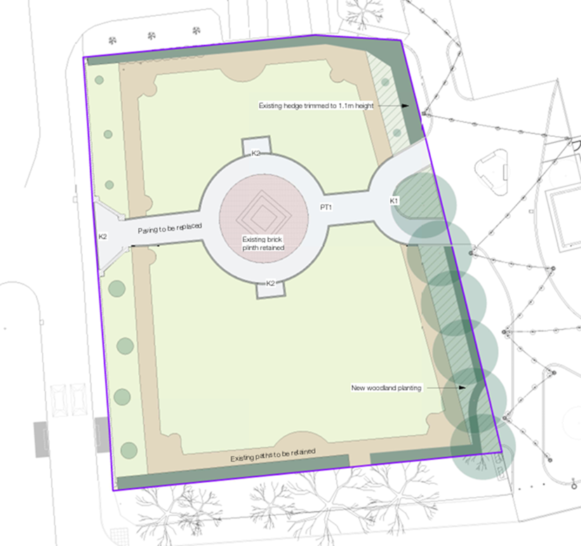 ASHINGTON MEMORIAL GARDEN REGENERATION