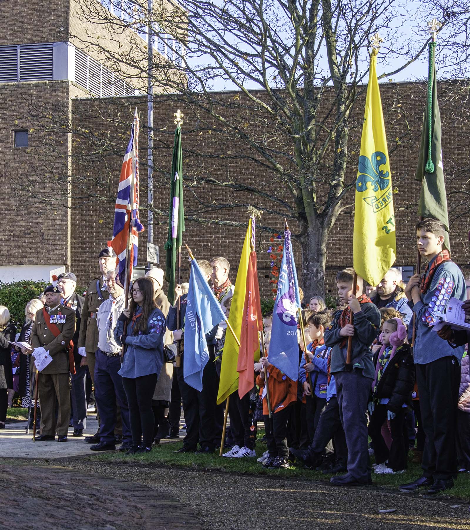 Ashington Shows Respect on Remembrance Sunday