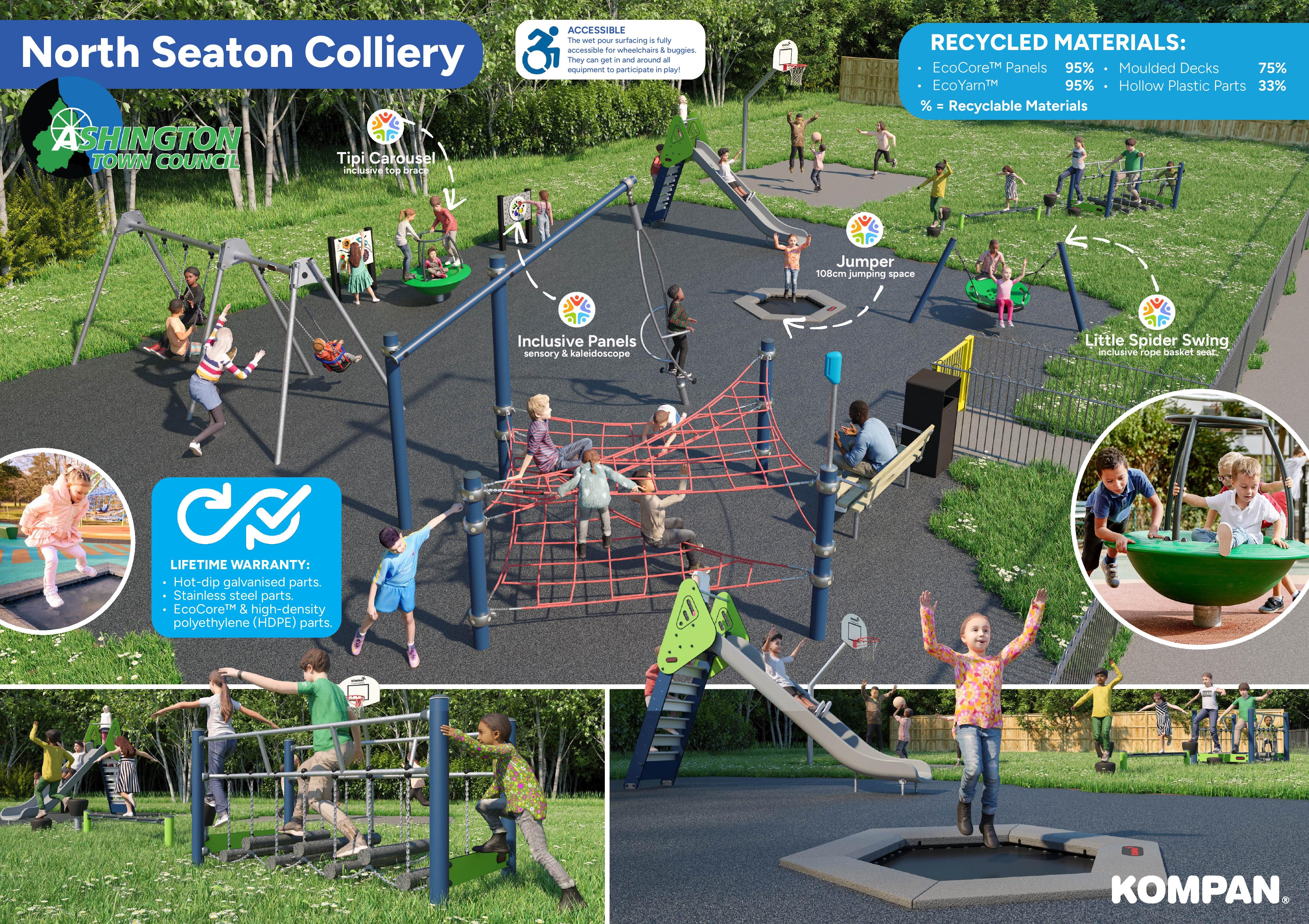 Exciting New Play Area Coming to North Seaton Colliery, Ashington