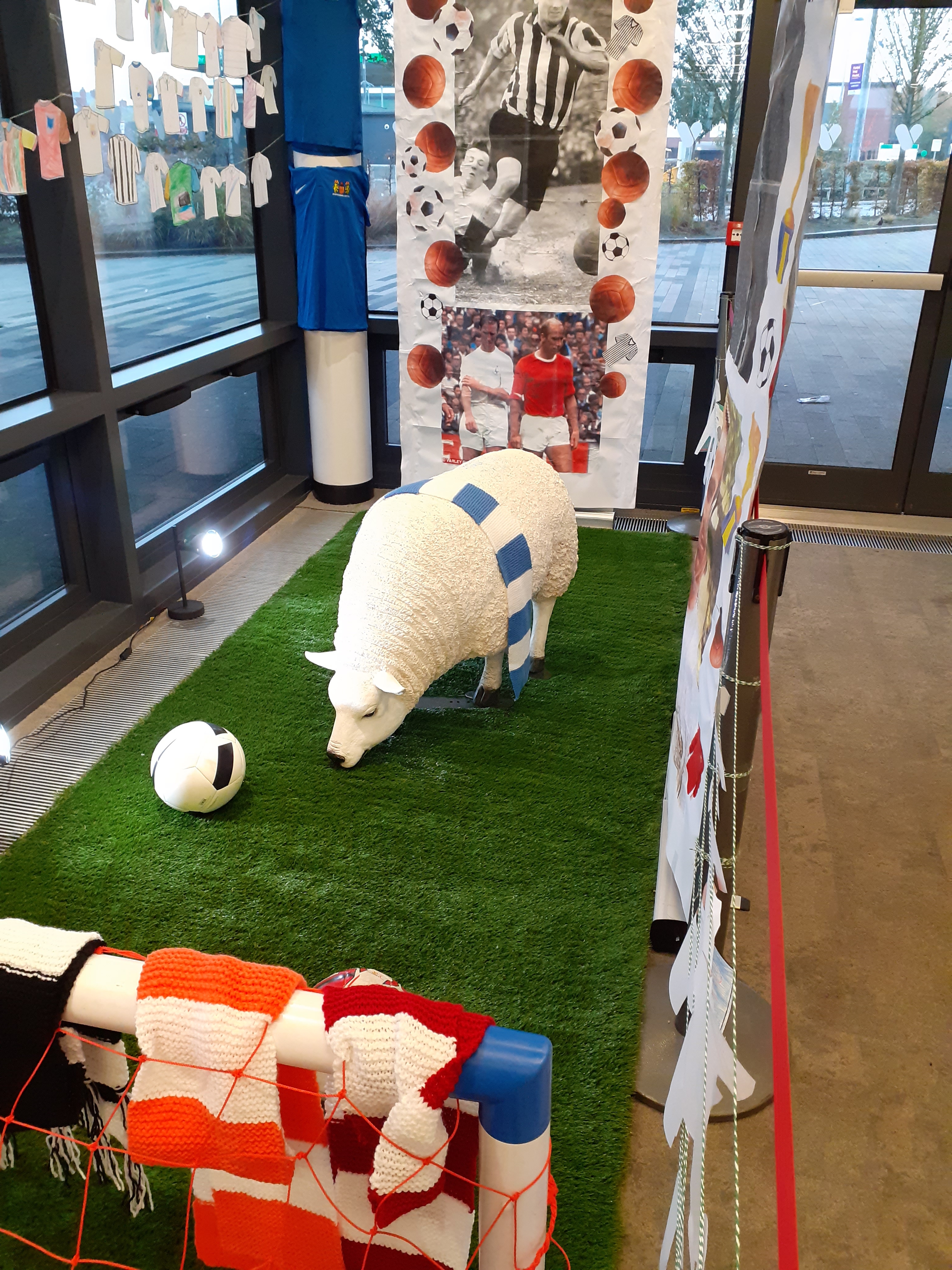 Ashington Library's Illuminated Visitor