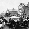 Alamy Stock Photo, (Ref: EM856J) [Open top ride in a Rolls Royce to the civic reception, Ashington Town Hall]